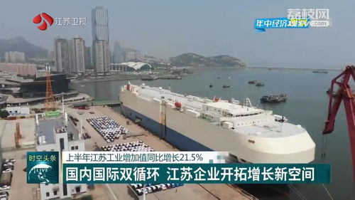上半年江蘇工業(yè)增加值同比增長(zhǎng)21.5